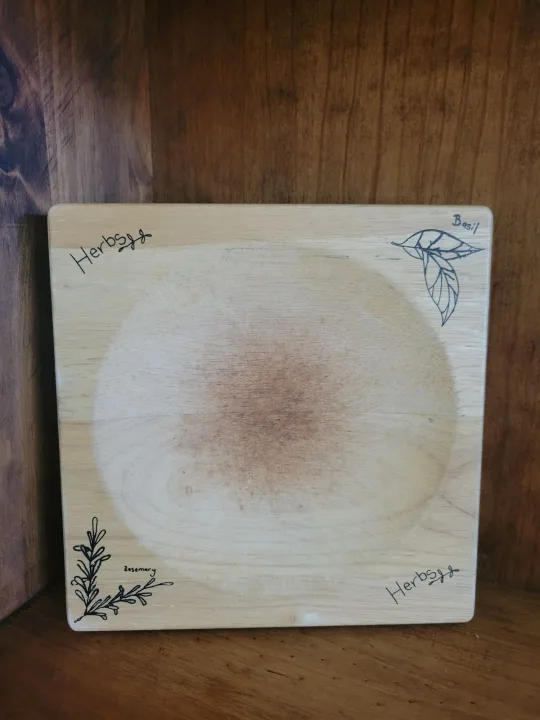 Wooden Herb Crusher/ Holder