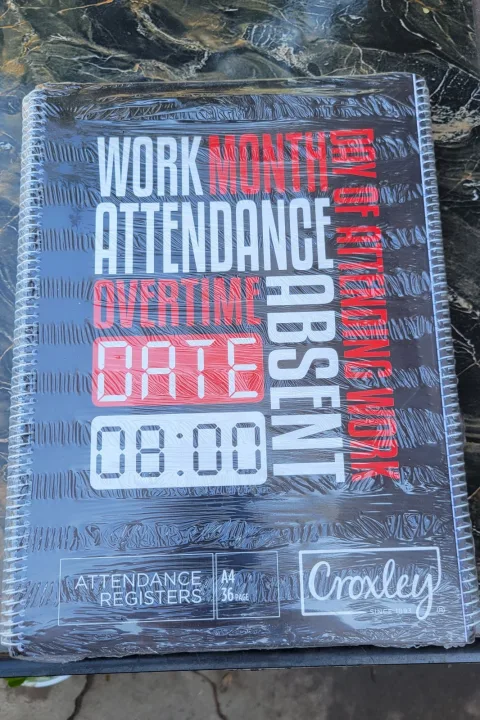 Work Attendance Register X 10 Books