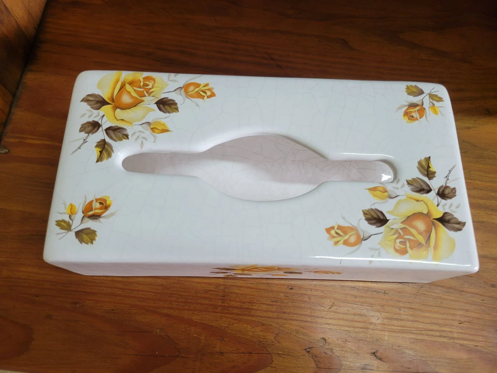 Vintage Porcelain Tissue Box