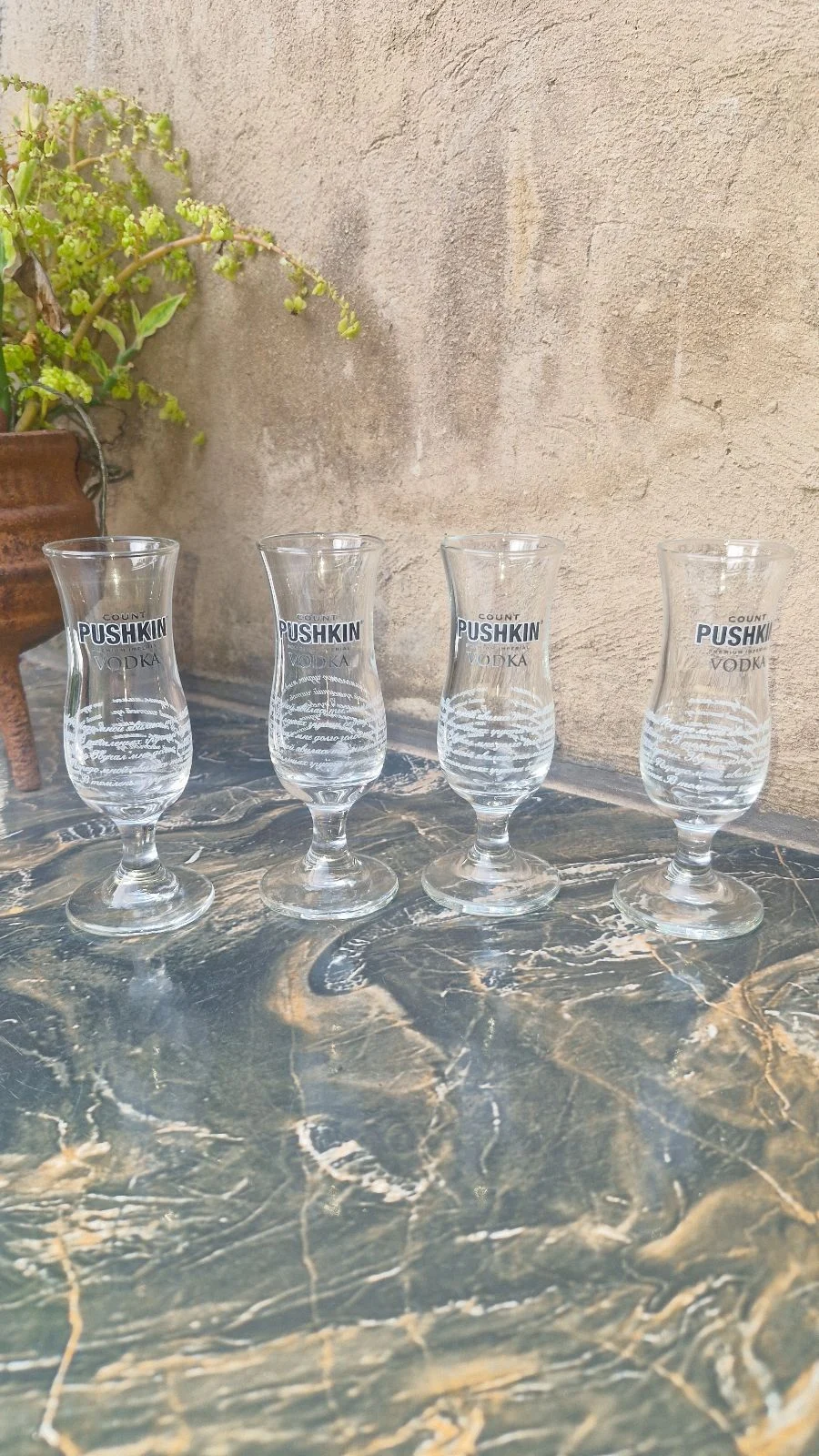 Set Of 4 Pushkin Glasses