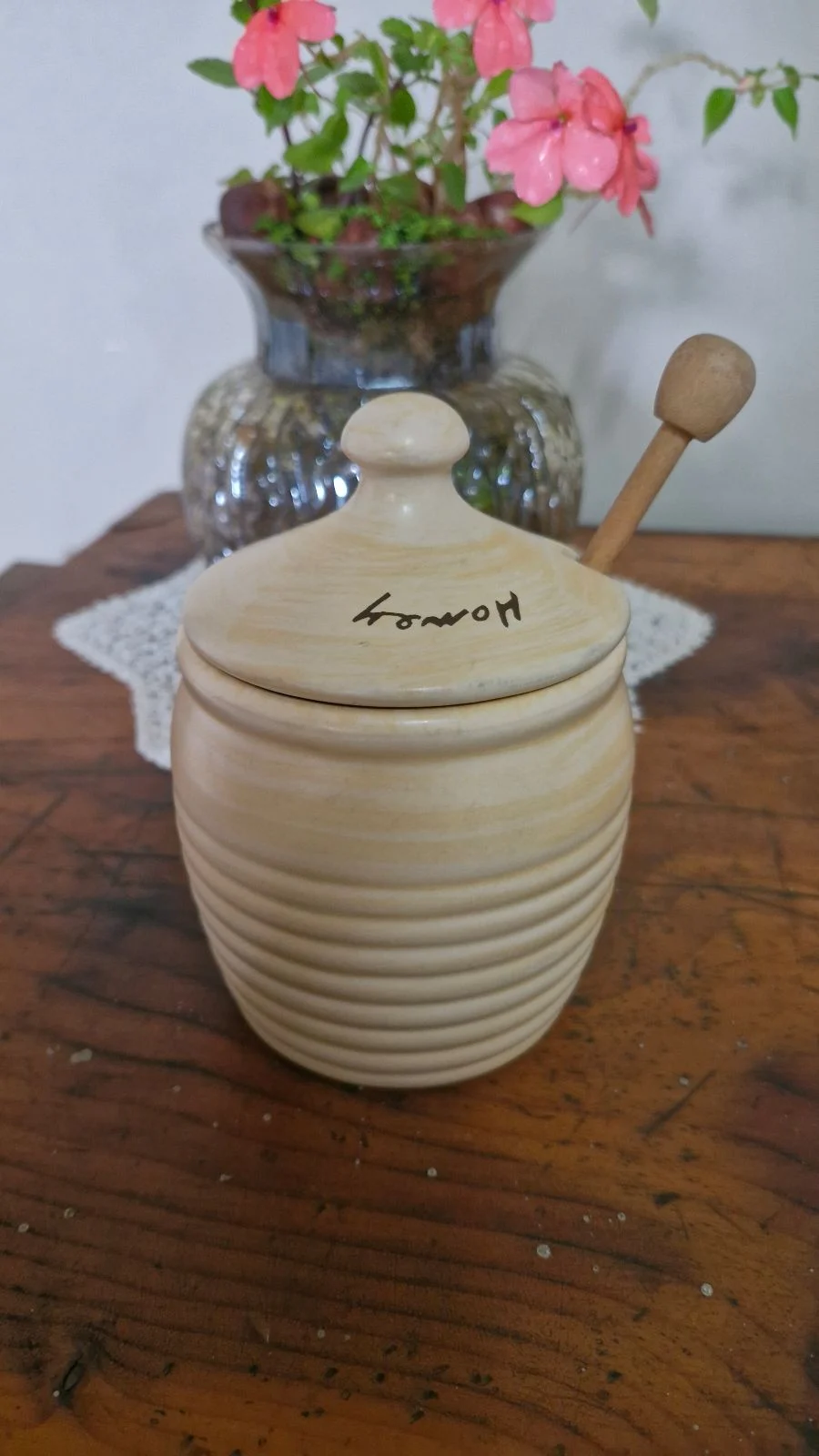 Honey Server With Wooden
