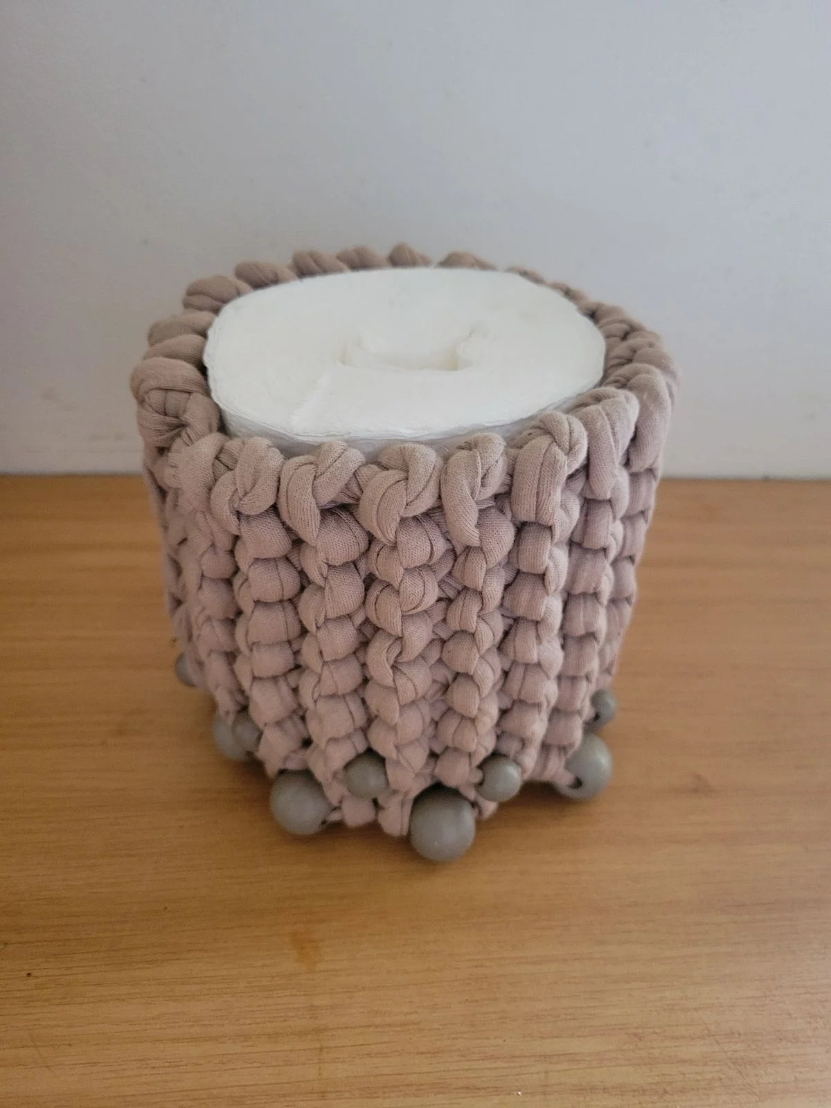 Toilet Roll Holder With Beads