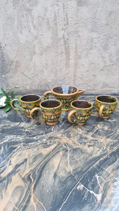 Italian Pottery Espresso Mugs/ Cups