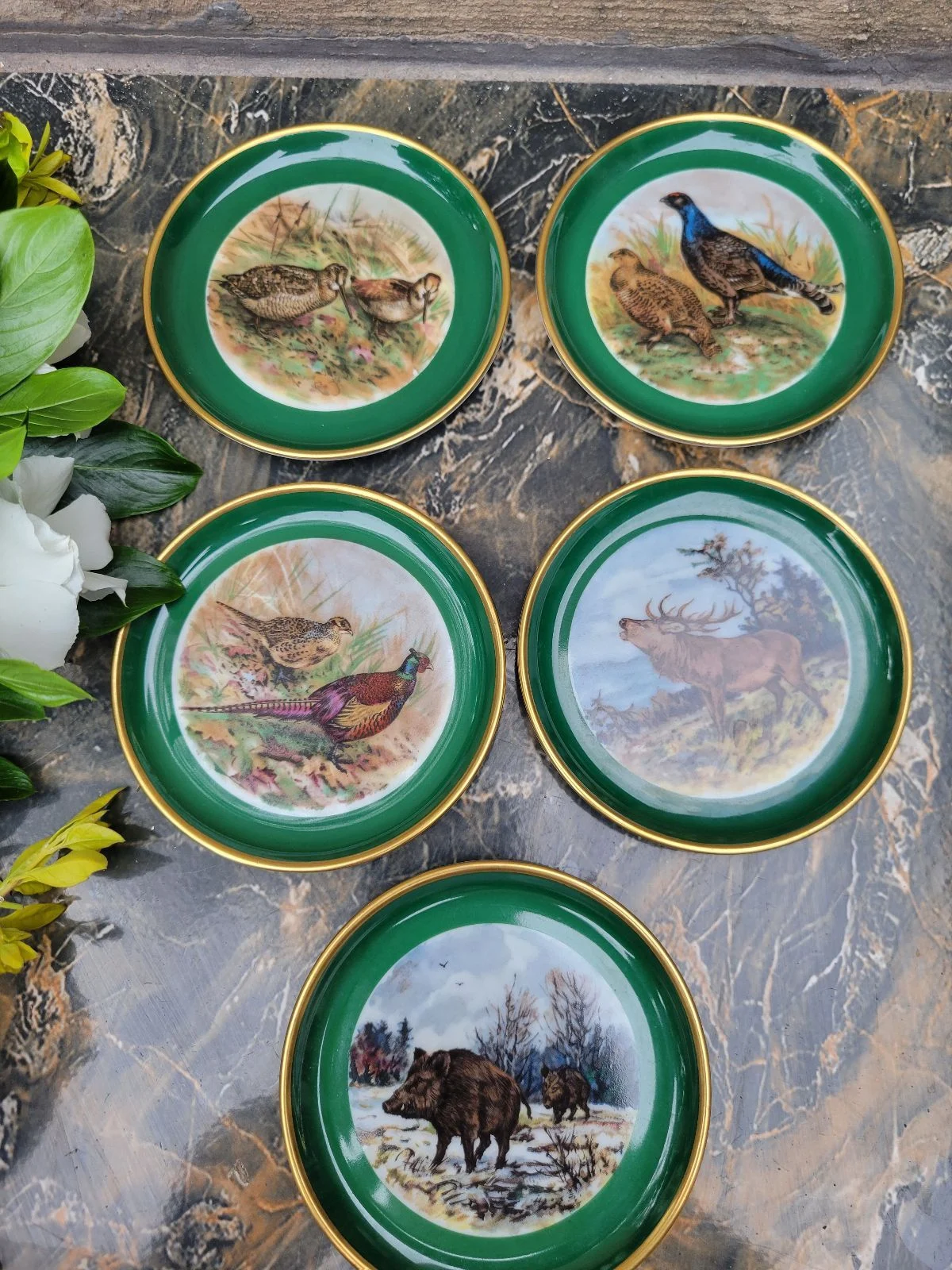 Fürstenberg Porcelain Display Plates – Set of 5