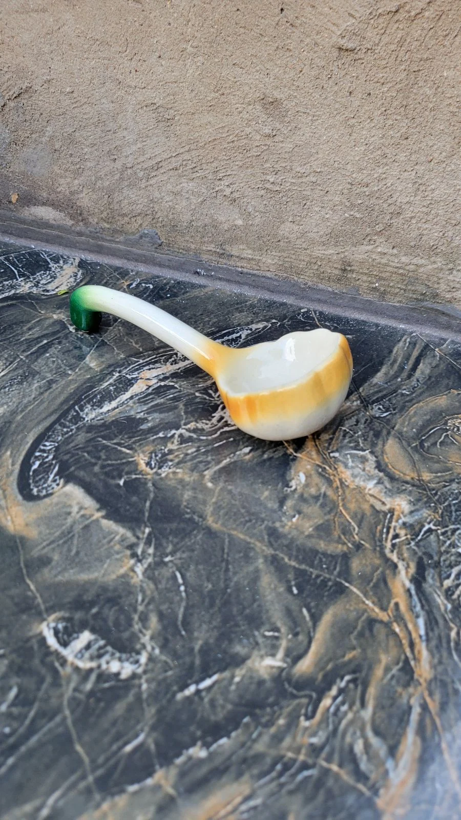 Vintage Pottery Ladle