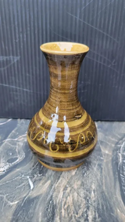 Small Glazed Pottery Vase