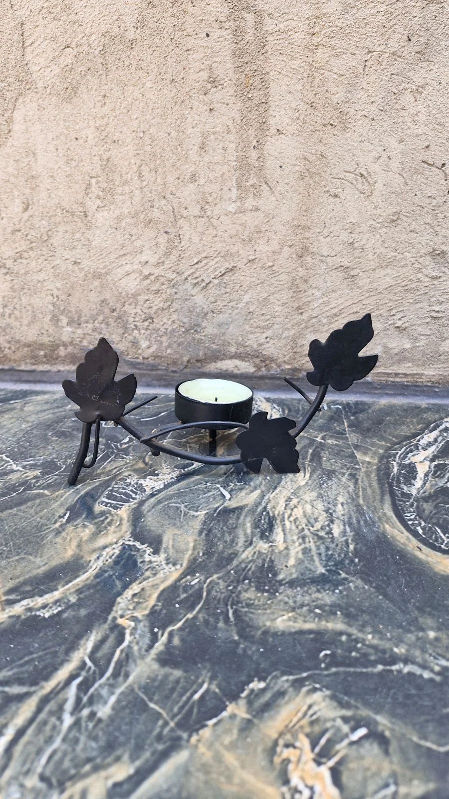 Metal Candle Holder.