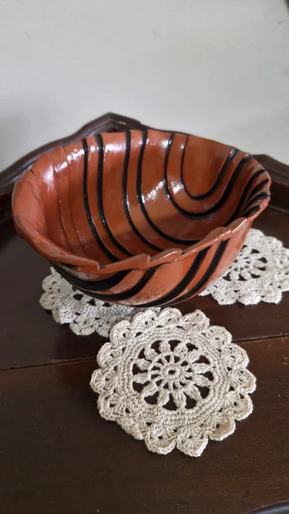 Unique, One Of A Kind, Baked, Glazed & Layered Pottery
