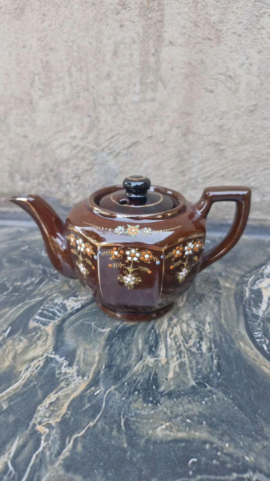 Vintage Collectable Japanese Moriage Teapot, Likely From