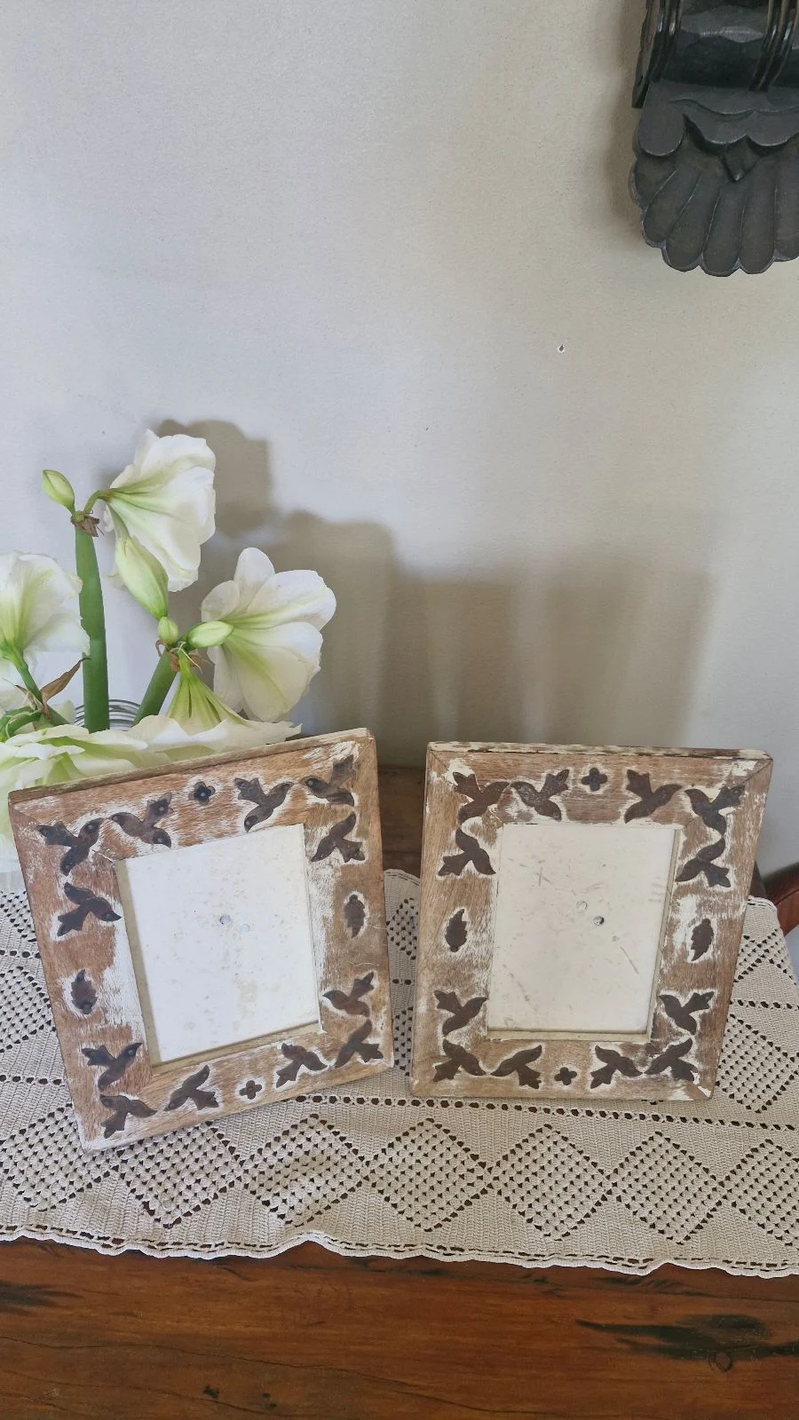 2 X Rustic Wooden Frames