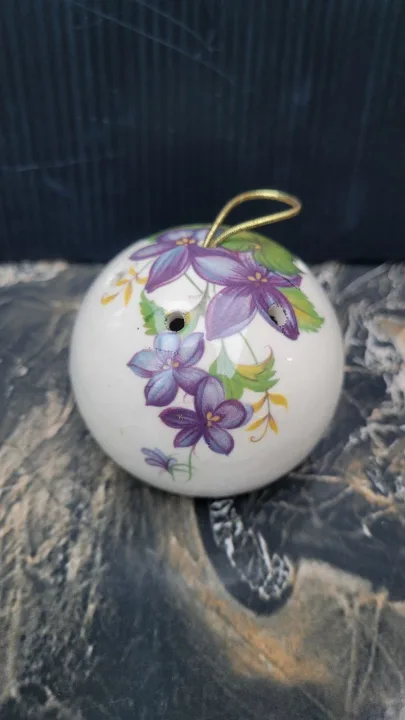 Pomander With Purple Violets
