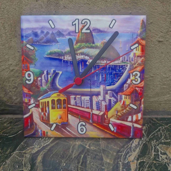 Zuzu Lele Non Ticking Sound Clock With Image Printed