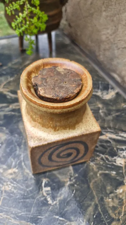 Square Pottery Jar
