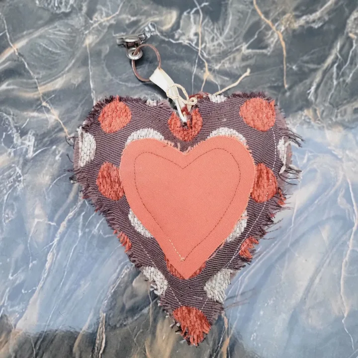 Fabric Hanging Heart