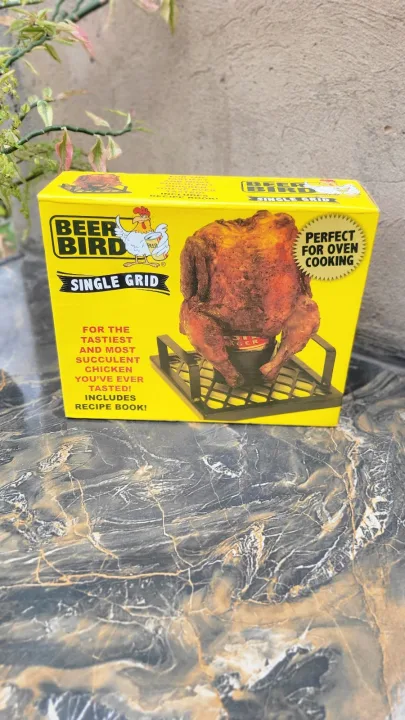 Oven Beer Bird Roaster With Recipe Book