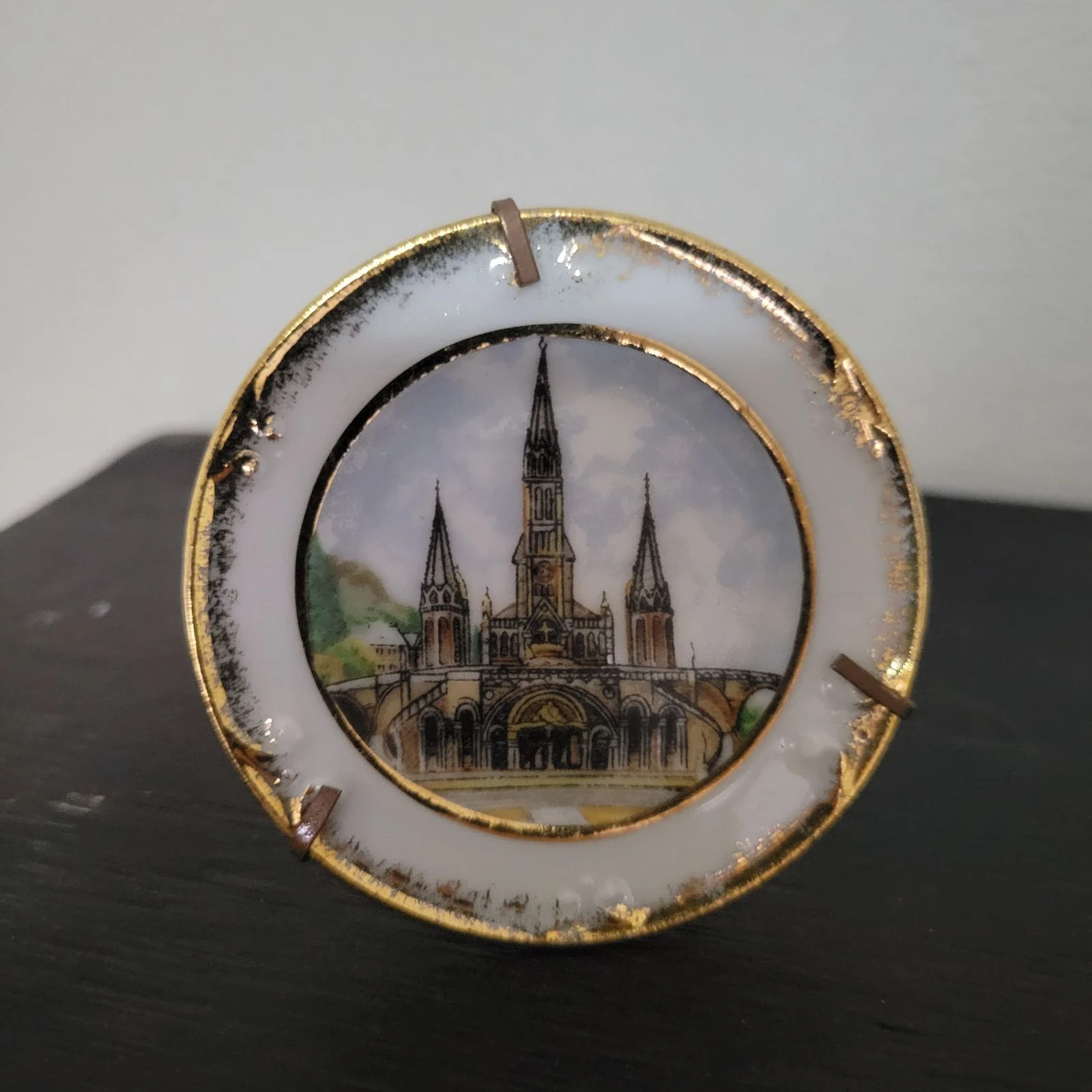 Vintage Limoges Lourdes Miniature Plate