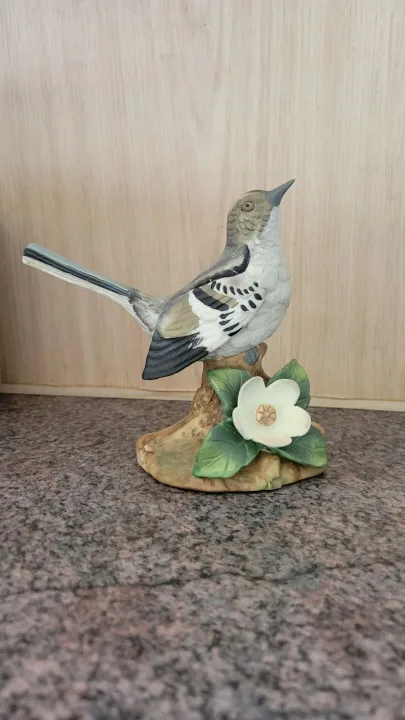 Hand Painted Mockingbird Ornament