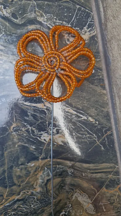 Orange Bead Flower