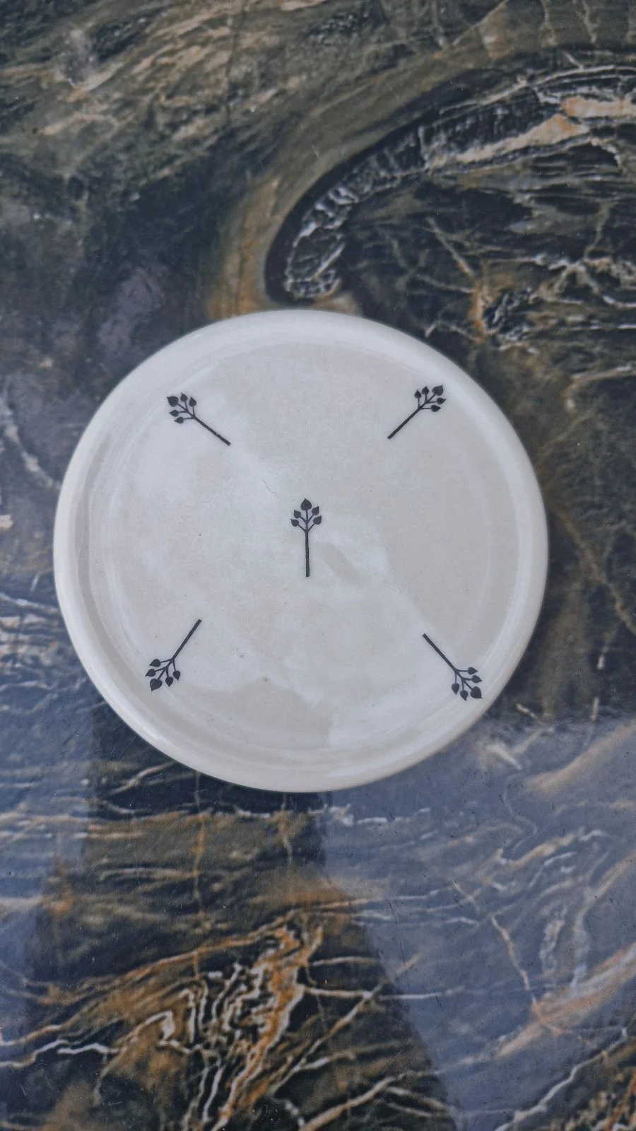 Teaspoon Or Teabag Holder / Coaster / Plate