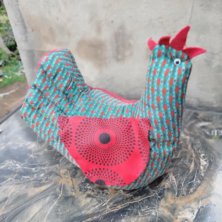 Hand Made Chicken Door Stopper